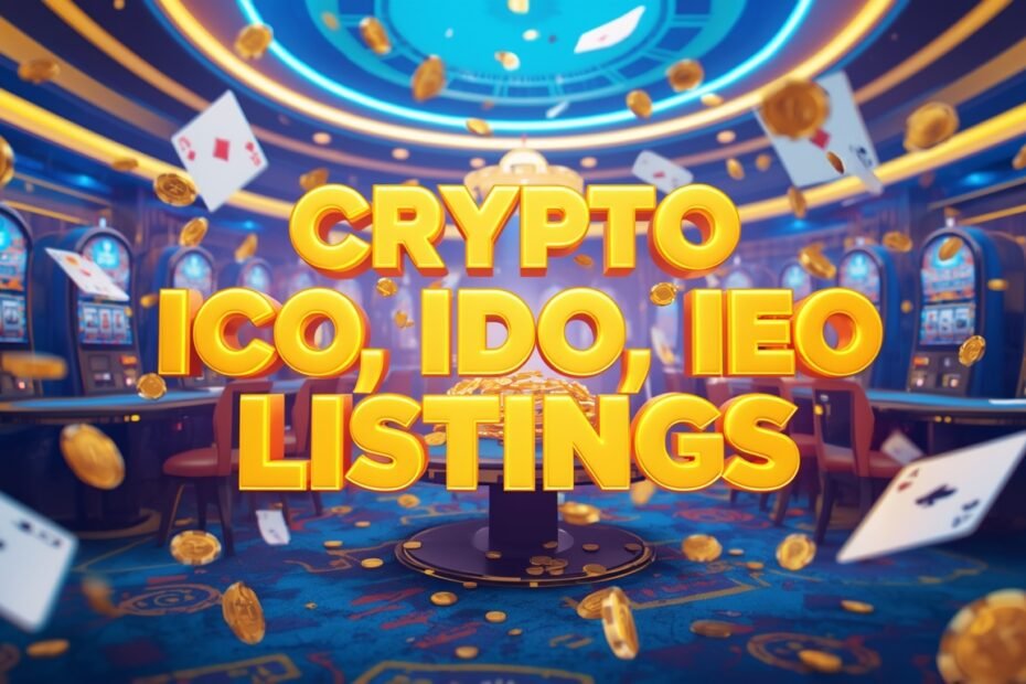 Crypto Gambling, ICO, IDOs, IEOs