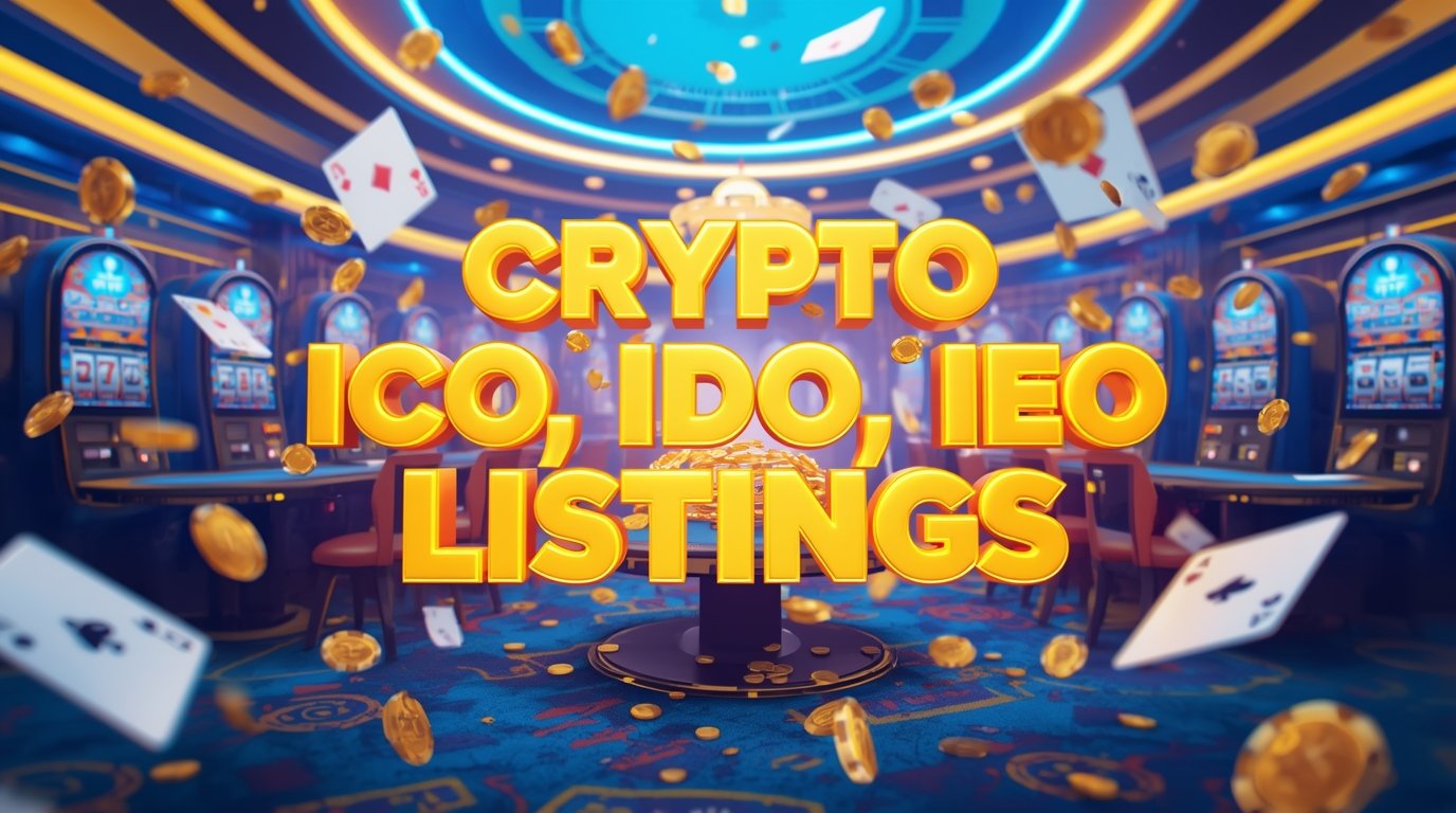 Crypto Gambling, ICO, IDOs, IEOs