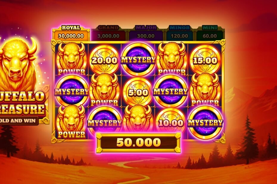 Buffalo Treasure Slot, Buffalo Treasure Video Slot Game