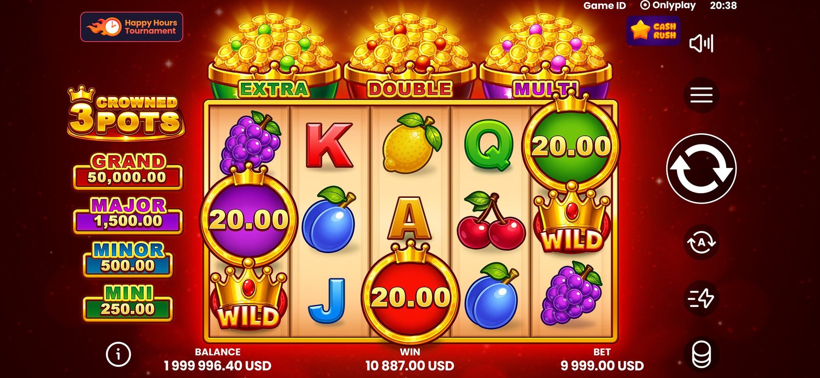 3 Crowned Pots, 3 Crowned Pots slot